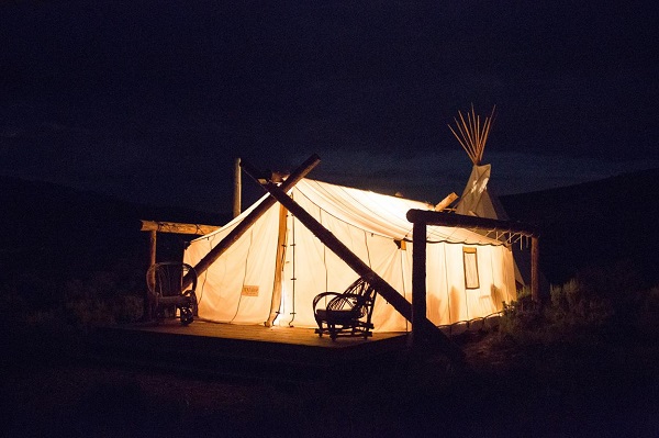 Glamping in Yellowstone