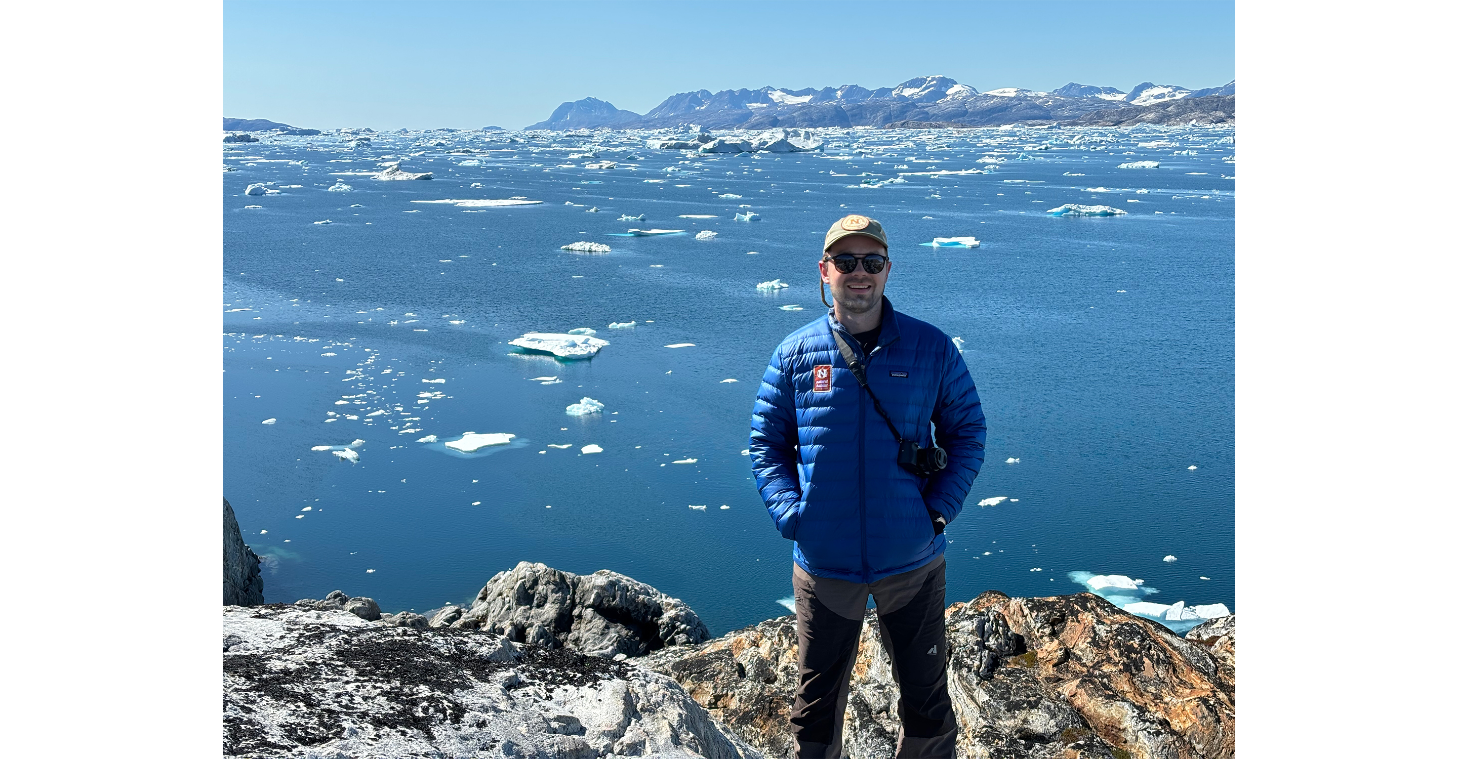 Overlooking Sermilik Fjord, Greenland.