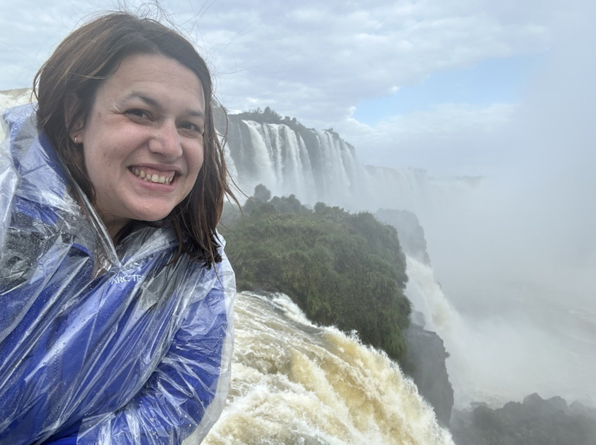 Iguazu Falls from the Brazil side.